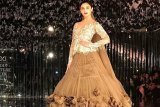 Alia Bhatt as showstopper for Manish Malhotra fashion show at FDCI couture week in Delhi