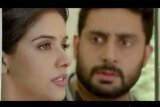 Asin and Abhishek Bachchan in a still from All is Well