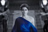 Kajol looks electrifying in a bright blue gown as she makes her appearance in the Janam Janam song