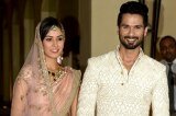 Shahid Kapoor and Mira Rajput - now a married couple