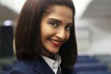 Sonam Kapoor in the film Neerja based on the extraordinarily brave air hostess Neerja Bhanot who died in a plane hijack on the job
