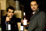 Midlands Indian wine firm's entrepreneurs Melvin D'Souza (left) and Alok Mathur (right) bring Indian wines to the international market