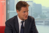 Deputy PM Nick Clegg on bond visa scheme go home vans and immigration policies on Andrew Marr show