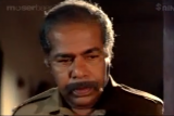 vetaran actor Thilakan from a scene in Kireedam