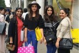 parineeti chopra in London with her girl gang - shopping at Selfridges
