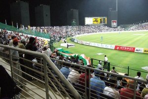 India vs Pakistan match at the Sheikh Zayed Cricket Stadium in Abu Dhabi