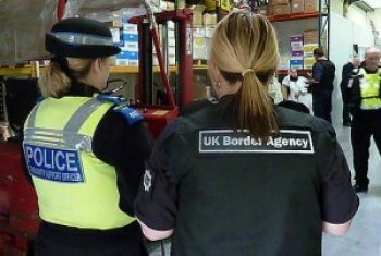 UKBA officials arrest illegal workers at Slough's Shipley's Food Services