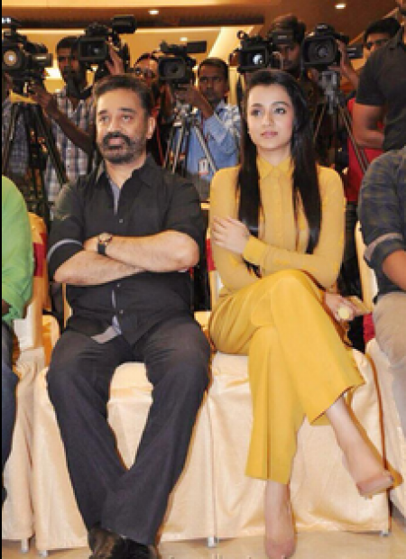 Trisha will be paired opposite Kamal Haasan for the second time after superhit comedy film Manmadan Anbu