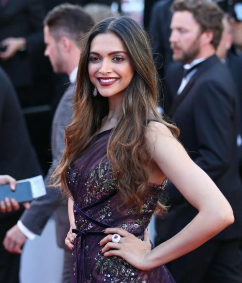Deepika ticked all the fashion boxes as she made her first appearance this yera at Cannes in a wine-coloured shimmering gown