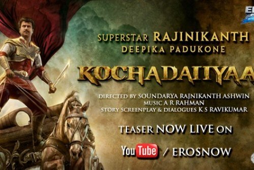 Tamil superstar Rajinikanth's first look in Kochadaiiyaan