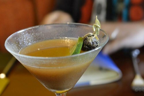 Tamarind and Basil Martini-Potli Chaat Festival - Custom drink for the Chaats