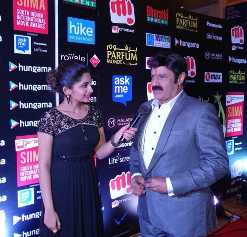  Telugu cinema superstar Nandamuri Balakrishna at SIIMA 2015