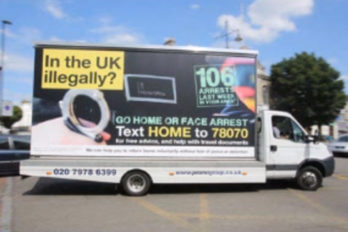 Home office's Go Home van ad campaign termed 