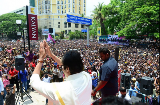 Amitabh Bachchan in Chennai to endorse Kalyan Jewellers