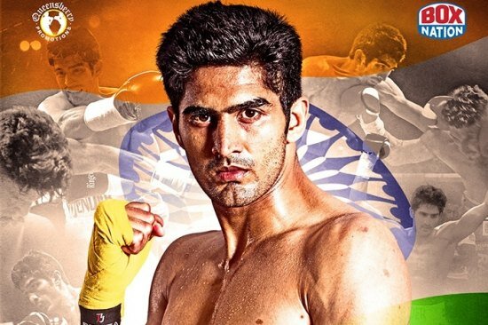 This is Vijender Singh's first appearance in London after the 2012 London Olympics show