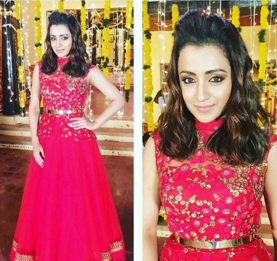 Gorgeous Trisha in another Sidney Sladen styled look