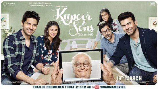 Kapoor and Sons is a potboiler of love, emotions, comedy and drama