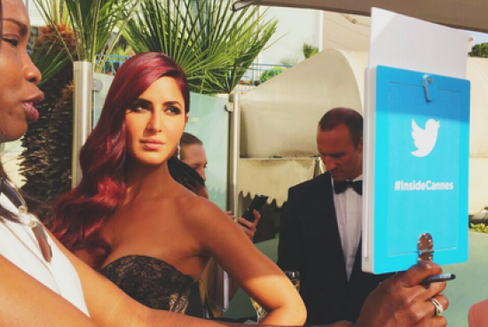 Katrina Kaif poses for selfies with fans at Cannes Film Festival 2015