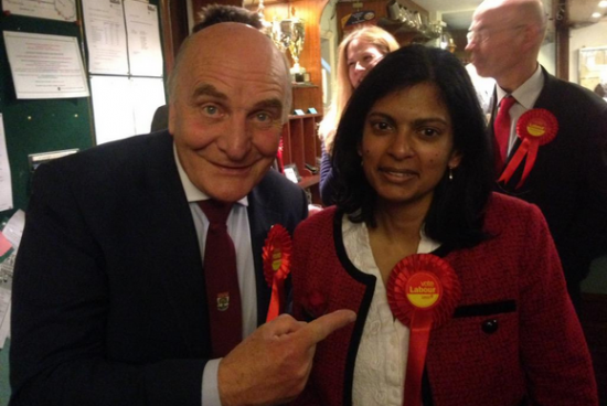 Labour candidate Rupa Huq (right), of Bangladeshi origin wins Ealing Central and Acton seat