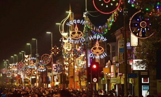 Leicester Diwali Lights Switching on ceremony attracted a record 37,000 people