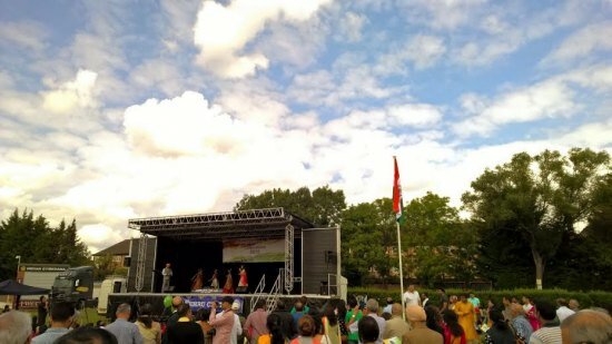 Osterley Gymkhana Independence Day celebrations- artists perform traditional dance