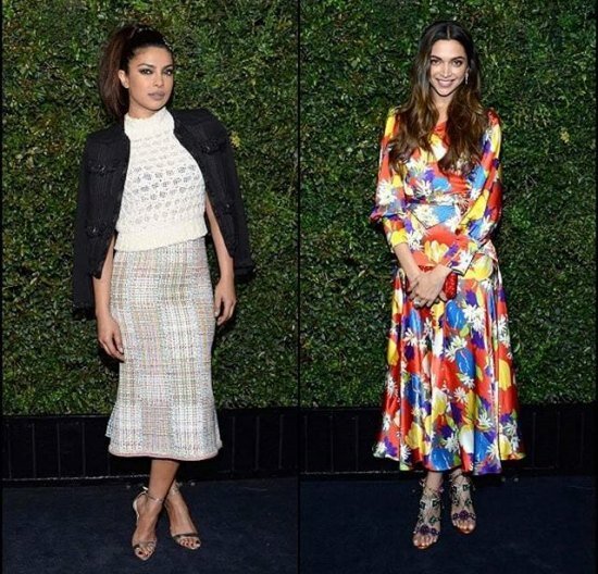 Priyanka Chopra and Deepika Padukone attended Oscars 2017 - here they are at the pre-Oscars Vanity Fair party