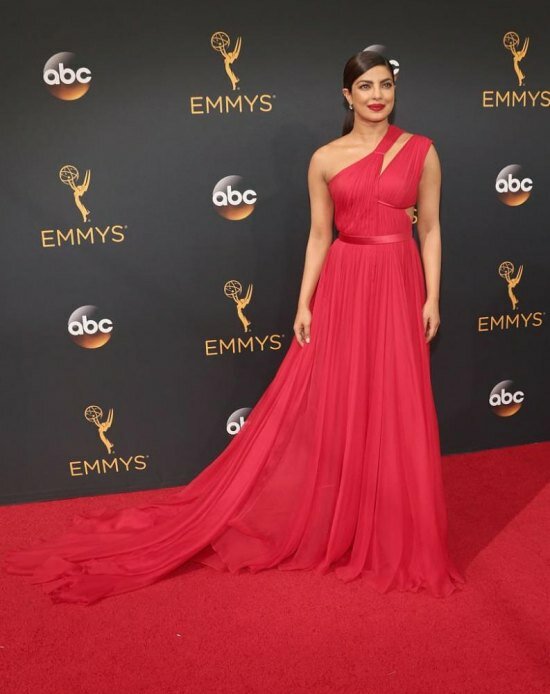 Priyanka Chopra sizzled in a red, one-shoulder Jason Wu gown and instantly hailed as one of the best dressed at Emmys 2016