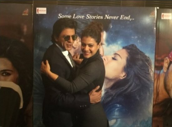 SRK and Kajol showing off their chemistry in London as they promote Dilwale in UK
