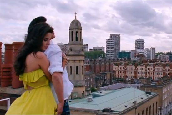 The romantic chemistry of SRK and Katrina with London as the backdrop