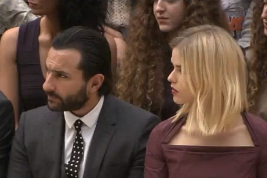 Saif Ali Khan it the first row at the Burberry Fashion show