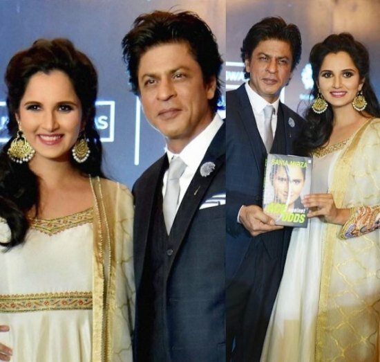 Sania Mirza book launch event graced by Bollywood Baadshah Shah Rukh Khan