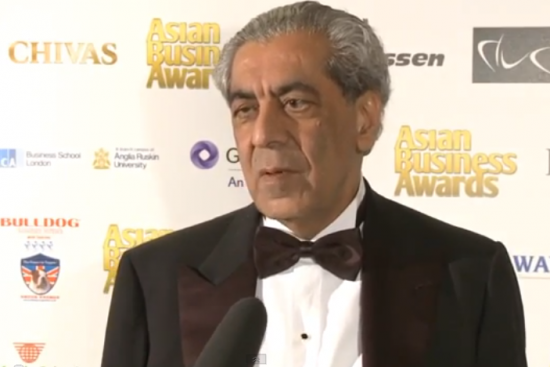 Sudhir Choudhrie at the 2013 Asian Business Awards