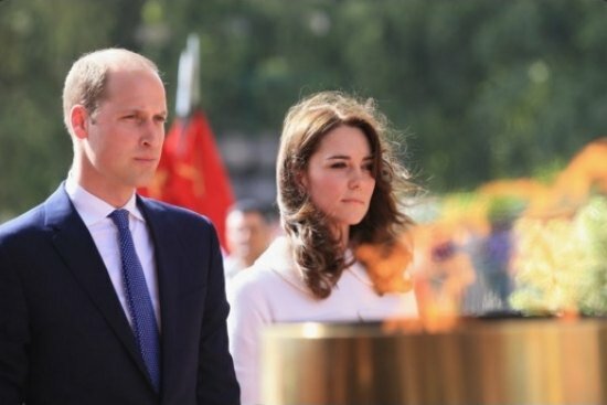 The Duke and Duchess in Delhi on Day 2 of their India visit