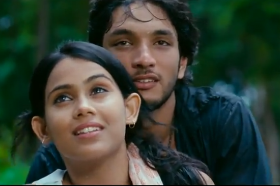 Thulasi Nair and Gautham Karthik from a scene in Kadal