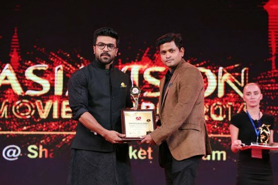 Tollywood's Ram Charan won the Youth Icon award at Asia Vision 2016
