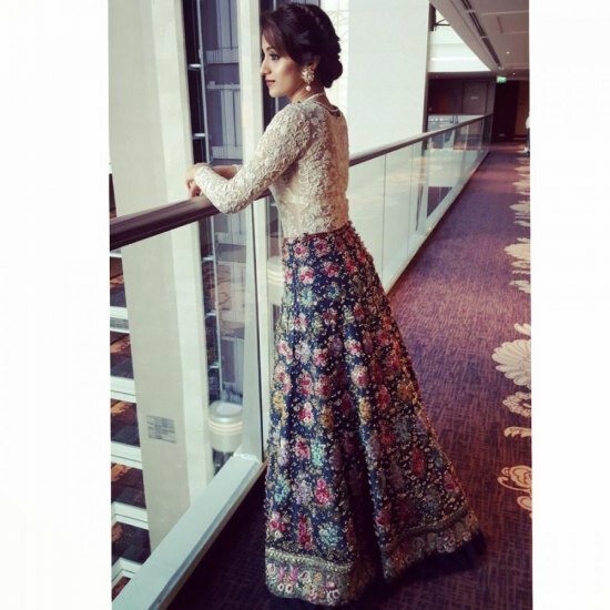 Trisha wore a Varun Bahl glittering gown for the SIIMA function and looked breathtakingly beautiful