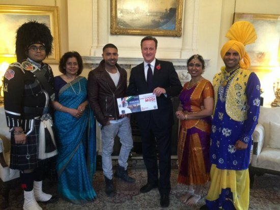 UK Indian artists invite Uk PM David Cameron to the UKWelcomesModi Community Reception
