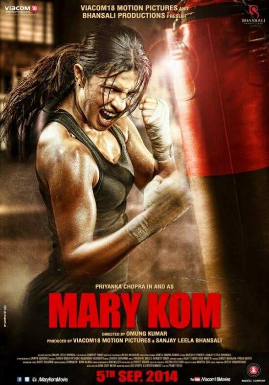 Priyanka Chopra as the gritty, athletic and inspiring Mary Kom