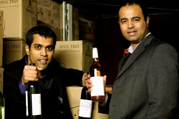 Midlands Indian wine firm's entrepreneurs Melvin D'Souza (left) and Alok Mathur (right) bring Indian wines to the international market